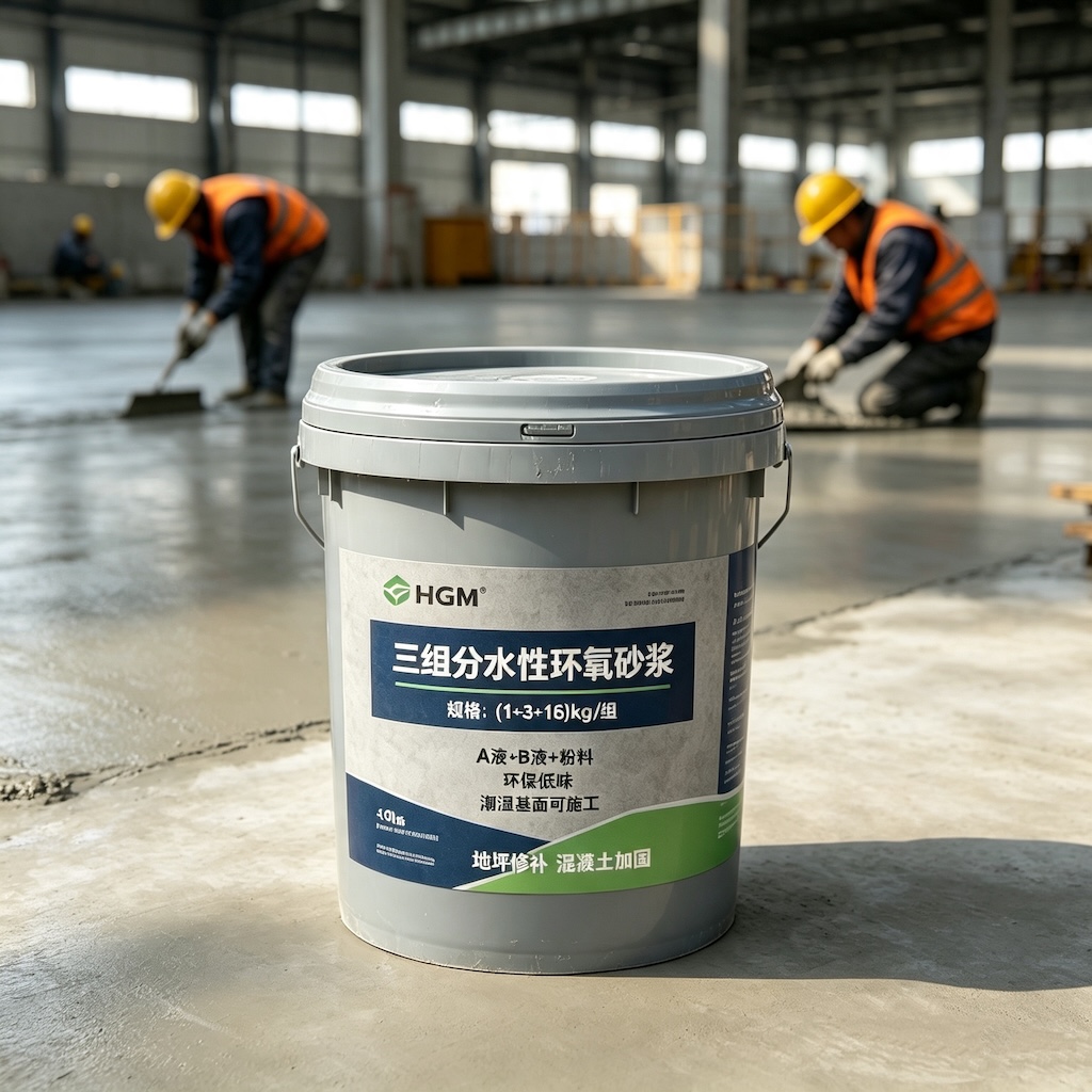 龙凤三组份水性环氧砂浆
